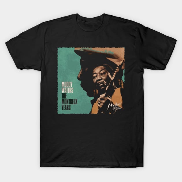 Muddy Waters Delta Blues Legend In Frames T-Shirt by Silly Picture